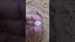 We found an Natural Howlite Stone 🤍 shorts [upl. by Huang]