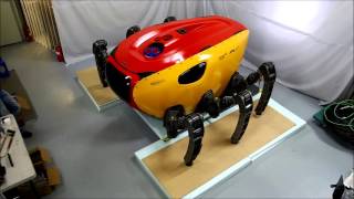 Crabster CR200 omnidirectional walking maybe 4X [upl. by Ratna]