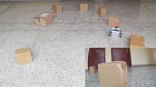 Obstacle Avoidance Robot With evive [upl. by Merwyn]