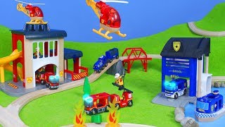 BRIO Züge Feuerwehrmann Polizei amp Spielzeugautos für Kinder [upl. by Jago]