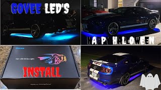 Govee LED Car Lights Install underglow [upl. by Nollad]