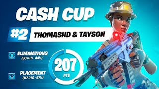 2nd in Duo Cash Cup w Tayson🥈 [upl. by Haila]