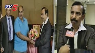 Pasura Group Chairman DrPV Mohan Rao Receives Global Leadership Award By ICFA  TV5 News [upl. by Richella]