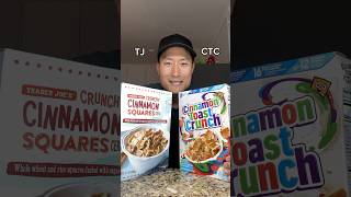 Cinnamon Toast Crunch vs Trader Joe’s 🥣 [upl. by Nosraep]