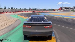 Forza Motorsport Update 14 Chevrolet Nascar Next Gen Camaro ZL1 24  Le Mans de la Sarthe XSX4K [upl. by Adiahs]