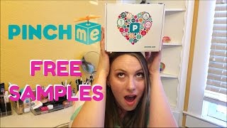 How to Get Free Samples with Pinchme  Unboxing [upl. by Nylatsirhc]