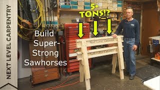 Build These Super Strong Sawhorses [upl. by Cortie]