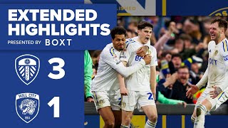 Extended highlights Leeds United 31 Hull City  EFL Championship [upl. by Ebony]