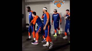 Matt Ryan joins Knicks huddle for first time [upl. by Rennane288]