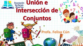 Unión e intersección de conjuntos Tercero Primaria [upl. by Gesner207]