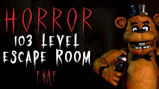 FNAF 103 Level Escape Room HORROR [upl. by Nels]