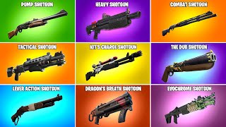 Evolution of All Fortnite Shotguns Season 1  Season 22 [upl. by Cadmar332]