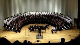 quotTres Cantos Nativosquot  GMEA 2012 AllState Chorus  910 Mixed Choir [upl. by Rj]