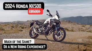 Honda NX500 2024 vs CB500X 2023 Comparison you want to see [upl. by Hobart]