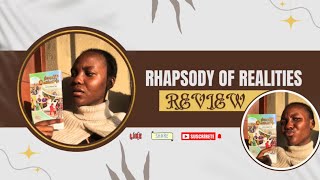 RHAPSODY OF REALITIES REVIEW FOR 13TH  19TH OCTOBER2024 [upl. by Gombach]