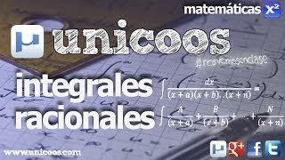 Integral racional en fracciones simples 01 BACHILLERATO matematicas [upl. by Aikemet]