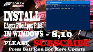 How to install EAppx fileAppx file in install in windows [upl. by Emersen]