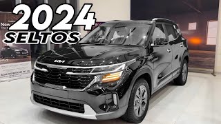 All New Kia Seltos 2024 is here 🤩 Interior Exterior Price amp Features 🔥 [upl. by Kallick512]