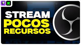 Como hacer STREAMS en PC bajos recursos en 5 MINUTOS [upl. by Feer]