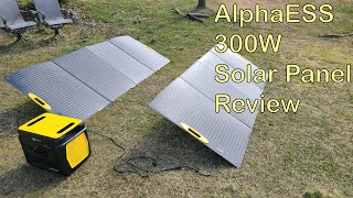 AlphaESS 300W Monocrystalline Foldable Solar Panel Review [upl. by Radferd451]