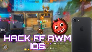 AWM HACK IOS👹😱FREE FIRE  IOS [upl. by Ariad246]