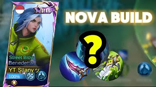 NOVA BUILD PRA DA FULL DANO NO EARLY GAMER  Benedetta Gameplay  Mobile Legends [upl. by Adnuhsal]