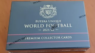 202122 Futera Unique World Football Premium Collection minibox pack GOLD [upl. by Dhumma]