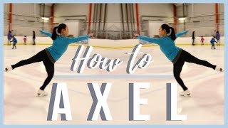 HOW TO DO THE AXEL JUMP  Coach Michelle Hong [upl. by Eads466]