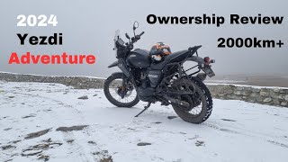 2024 Yezdi Adventure ownership review 2100km Ride Review Pros amp cons jawa yezdi adventure ride [upl. by Yeldarb]