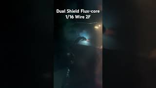 Dual Shield Fluxcore 116 Wire 2F fcaw welding welder [upl. by Peony941]