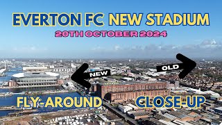 Everton FC New Stadium at Bramley Moore Dock  Update 20th October 2024 [upl. by Kress157]