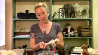 Needle Felting Basics Getting Started by Sarafina Fiber Art Episode 2 [upl. by Narok]