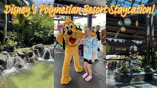 Disneys Polynesian Resort Staycation Vlog  Trader Sams Grog Grotto  Kona Cafe [upl. by Enitsirt]