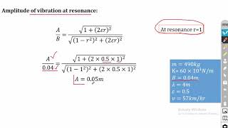 Amplitude Transmissibility  Passive vibration control [upl. by Eignav]