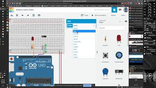 Basic Arduino Slideswitch in TInkerCAD [upl. by Also539]