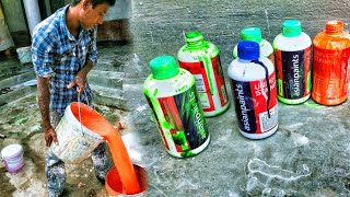 How to mix stainer in distemper colour mix berger paint Asian paint  কালার কিভাবে মিক্স করতে হবে [upl. by Wei297]