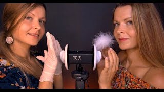 ASMR FRANCAIS 🌙⭐ JUMELLES  TWINS  MULTI DÉCLENCHEUR POUR DORMIR semiinaudible scratching [upl. by Derrej]