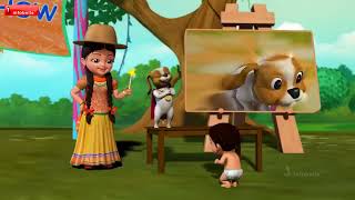 Chinna pillala bommalu children cartoons Kushi TV Chinna pillala [upl. by Falito865]