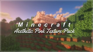 Jicklus Pretty in Pink  Minecraft Aesthetic 1171 Pink Texture Pack Addon  Java [upl. by Atikaj256]