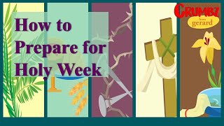 How to prepare for Holy Week  3 Minute Reflections [upl. by Ashby]