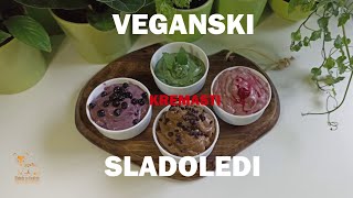 VEGANSKI RECEPTI  VEGANSKI KREMASTI SLADOLEDI [upl. by Powell]