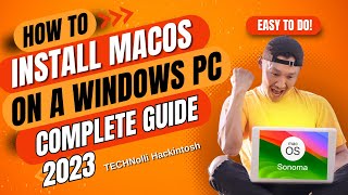 SUPER EASY Hackintosh Complete Guide  How to Install macOS on a Windows Computer [upl. by Thane]