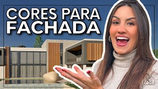 COMO ESCOLHER CORES DE FACHADA PARA CASAS  Combinações de pintura para paredes externas e muros [upl. by Ivan402]