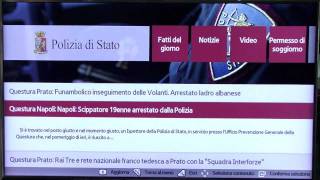 Lapplicazione della Polizia per gli Smart TV Samsung tutorial funzionamento [upl. by Mychal]