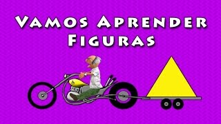 Vids4Ninos  aprender formas con motocicletas [upl. by Sherfield532]