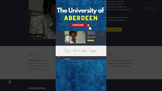 Programs Fee And Scholarship Criteria At The University of Aberdeen 2024 Free Study In UK ukuni [upl. by Berneta1]