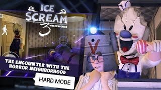 ICE SCREAM 3 IN HARD MODE MISSION TO SAVE MY ALL FRIENDS AGAINgaming icescreamgame [upl. by Bertha]