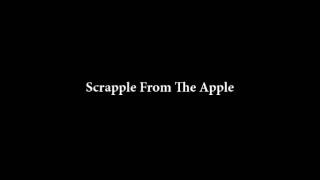 Jazz Backing Track  Scrapple From The Apple [upl. by Januarius]