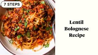 Lentil Bolognese [upl. by Klaus]