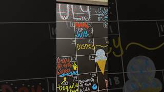 July Calendar chalkboardcalendar july summertime creative chalkboardart [upl. by Coralie2]